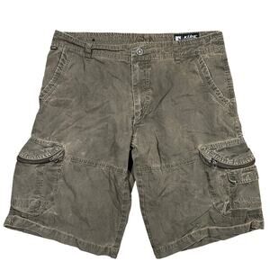 Kuhl Vintage Patina Dyed Cargo Shorts 34 Waist Hiking Outdoors Lightweight